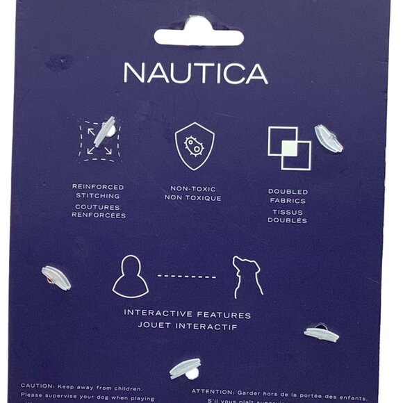 Nautica Crab Whale Sailboat Pet Toys Reinforced Stitching Non-Toxic Material NEW - Picture 4 of 5